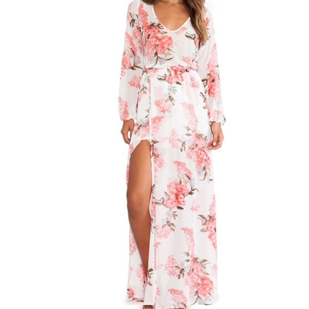 Show Me Your MuMu Jocelyn Maxi Dress ~ in Blossom Blush